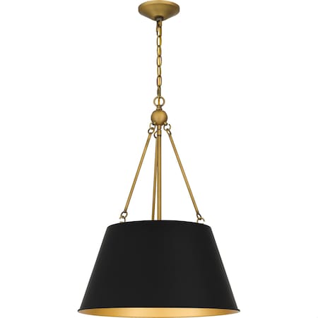 Quoizel Aberdale 4-Light Matte Black Pendant QP5597MBK